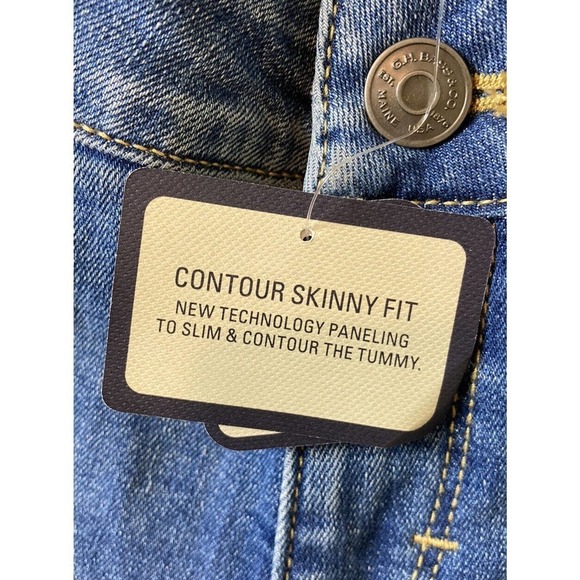 NWT Bass Contour Skinny Fit Jeans Size 0 Women’s Blue MSRP $74 - Picture 5 of 10